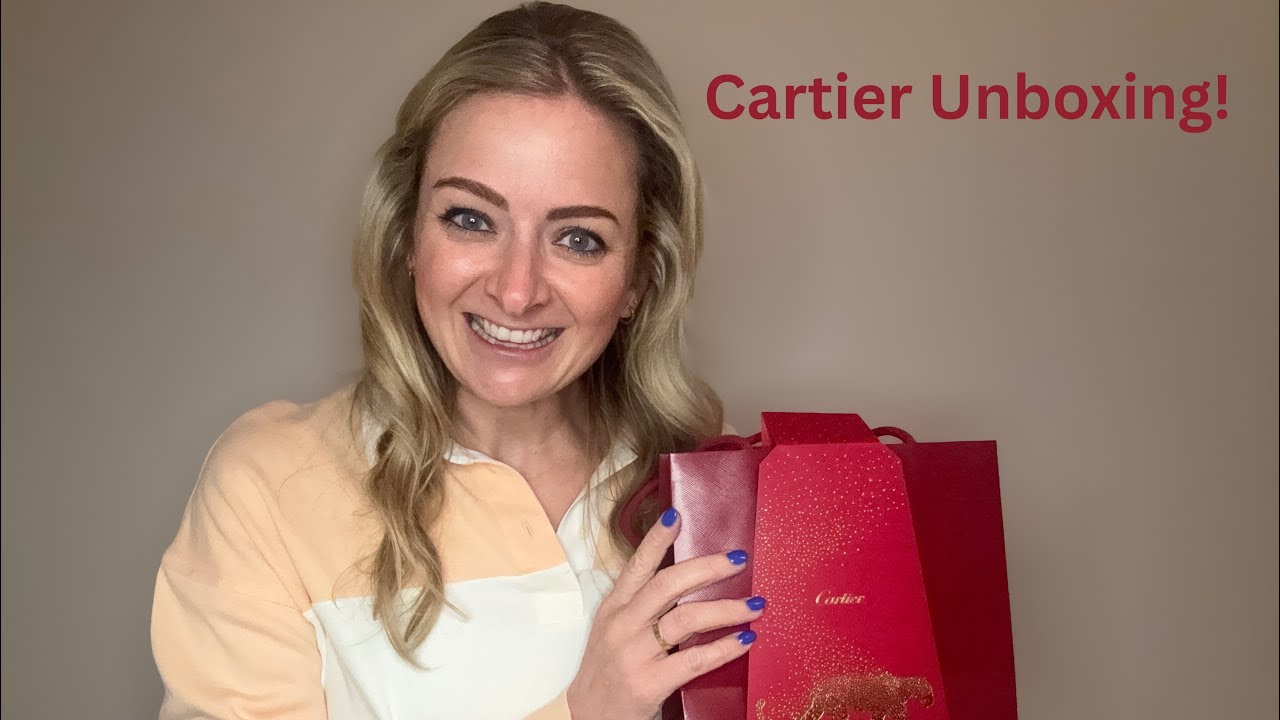 Cartier Unboxing of a Christmas Gift! 🎄💛