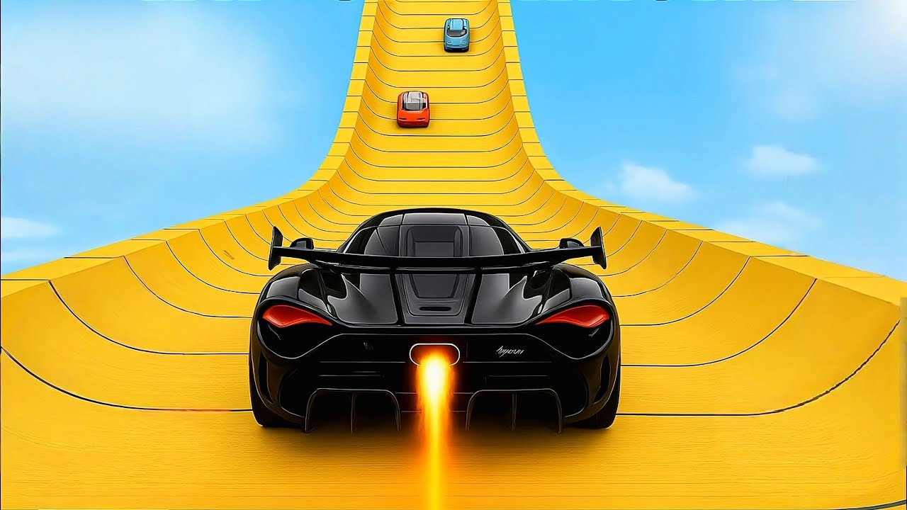Car Stunt Races Mega Ramp Simulator GT Impossible Sport Car Racing - Android GamePlay