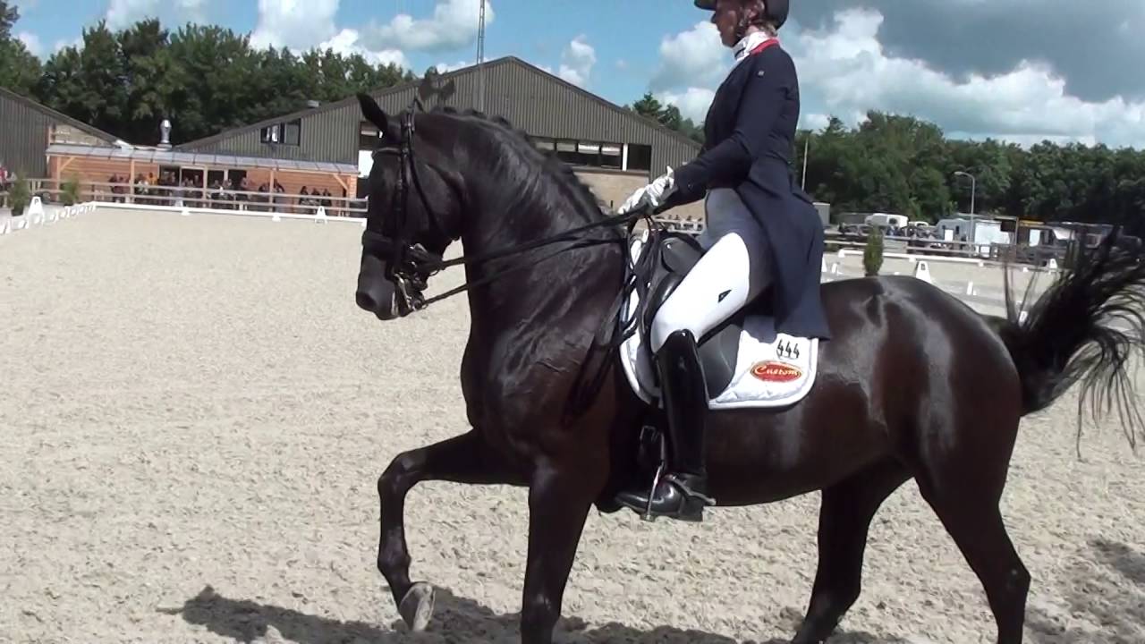 Wiep Kwakernaak met Winona Inter II
