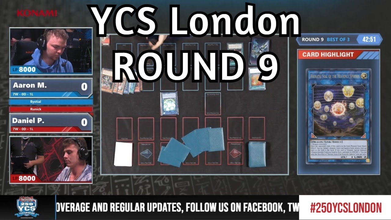 YCS London Round 9 - Dragon Link Vs Naturia Runick
