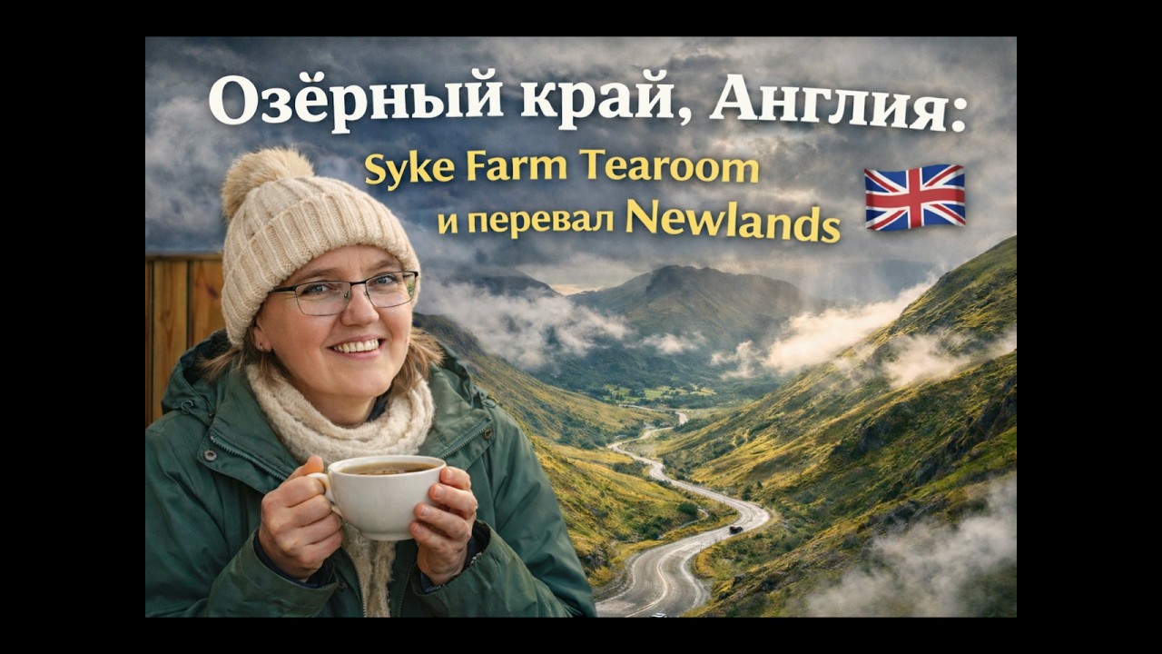 Озёрный край, Англия: Syke Farm Tearoom и перевал Newlands.
