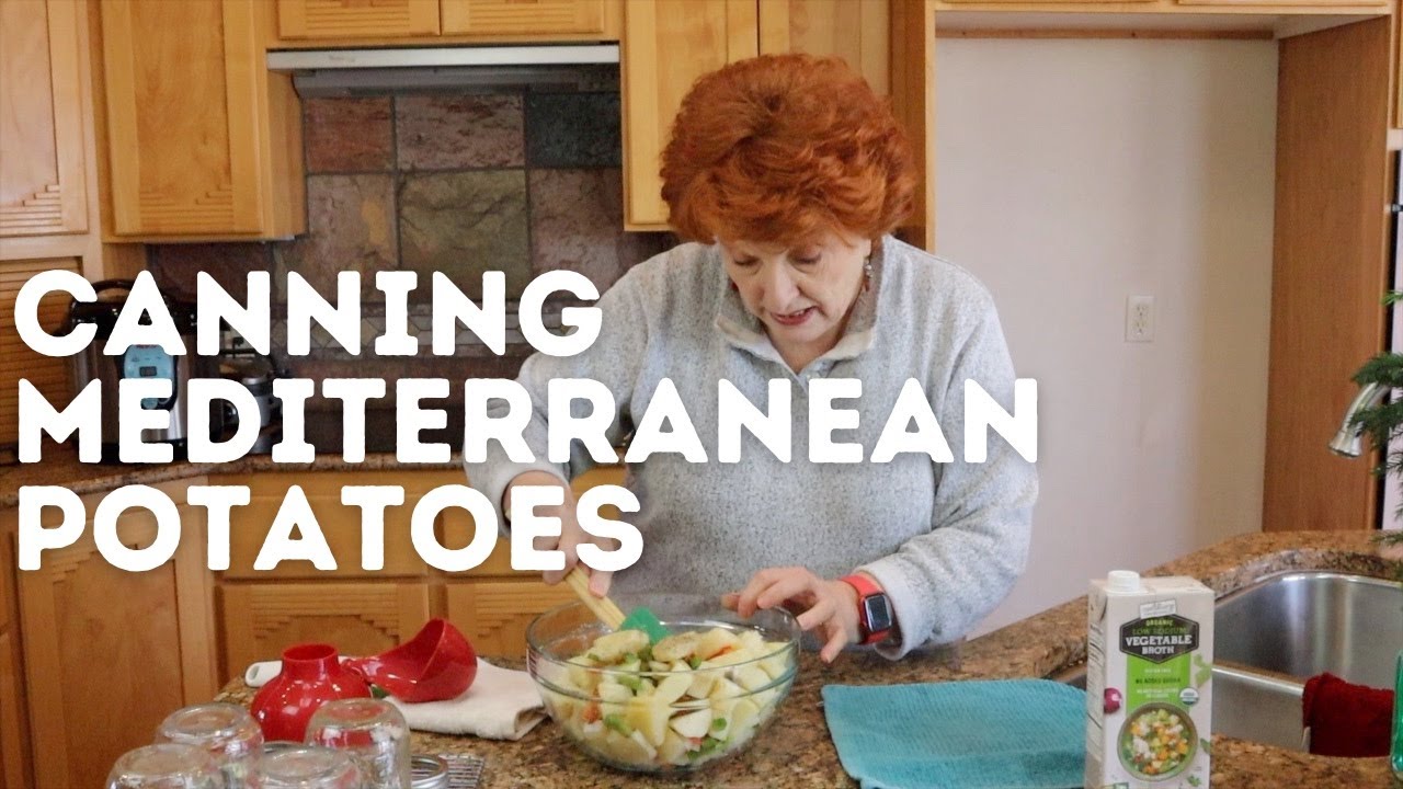 Canning Mediterranean Potatoes