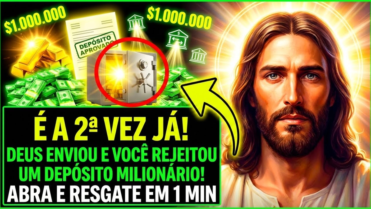 URGENTE: DEUS DIZ QUE VOCÊ REJEITOU UM DEPÓSITO MILIONÁRIO — OUÇA E RESGATE EM 1 MINUTO!