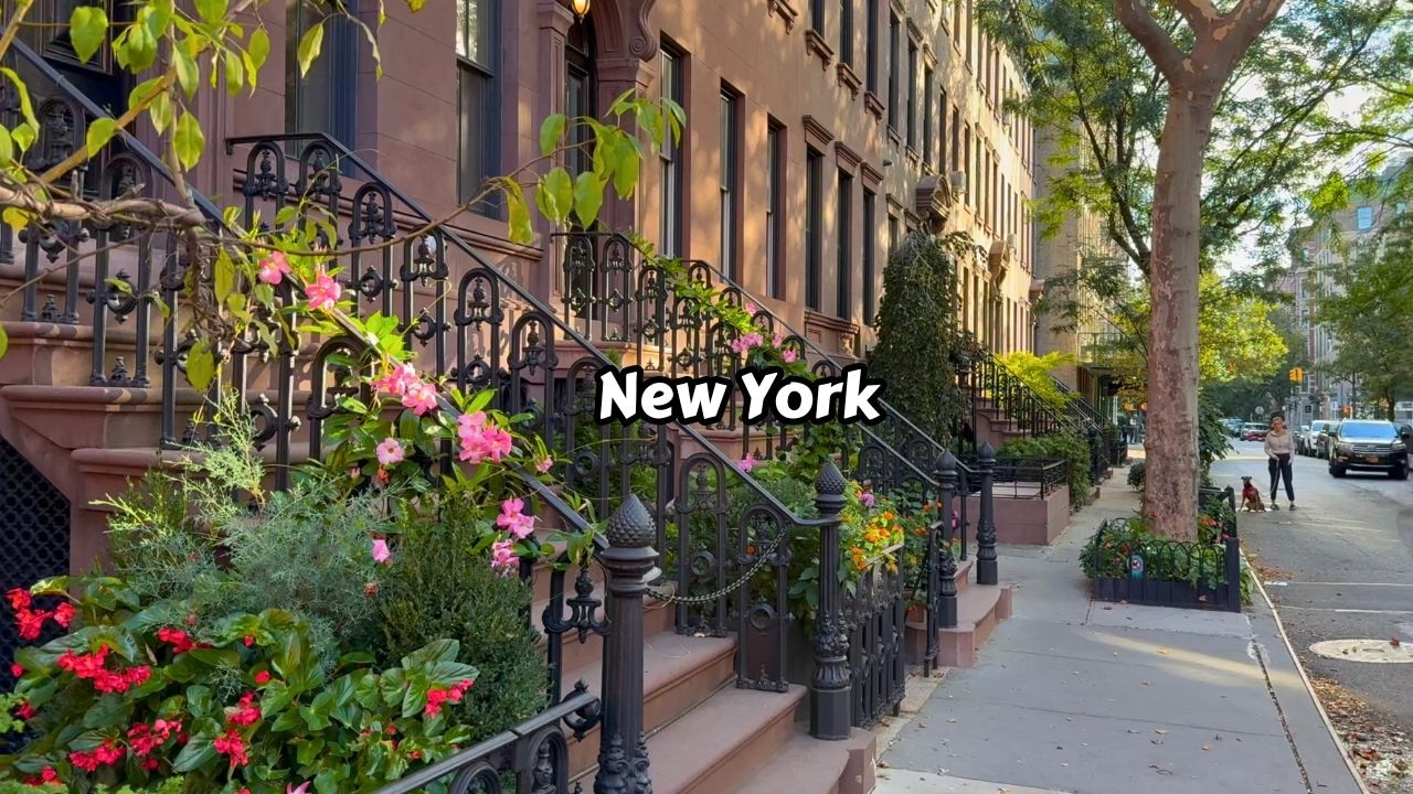 Morning Walk In Greenwich Village Manhattan New York City