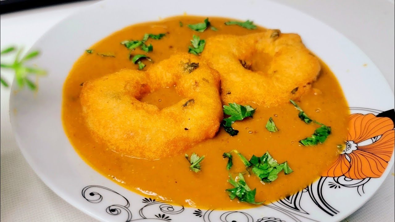 Sambar Medu Vada /Simple Sambar Vada