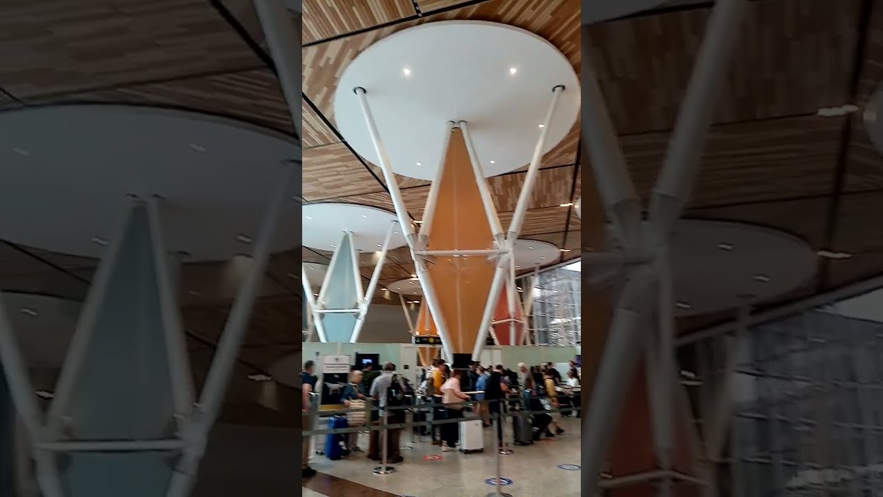 Morocco - Marrakech Menara Airport Arrival (Money Exchange) 