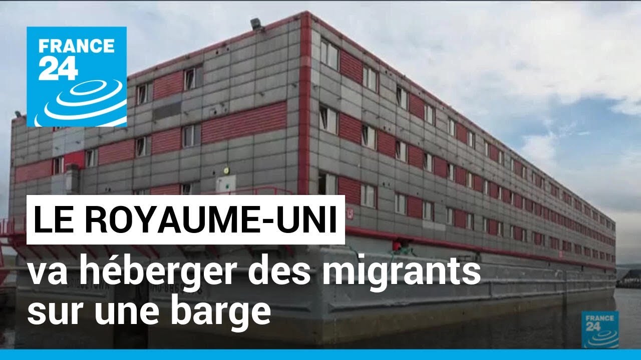 Lutte contre l'immigration illégale : le Royaume-Uni va héberger des migrants sur une barge