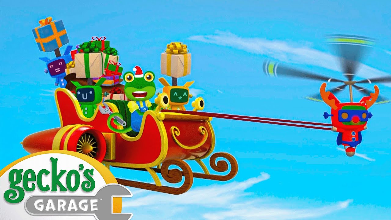 Christmas Special V2 | Gecko 2D | Learning Videos for Kids