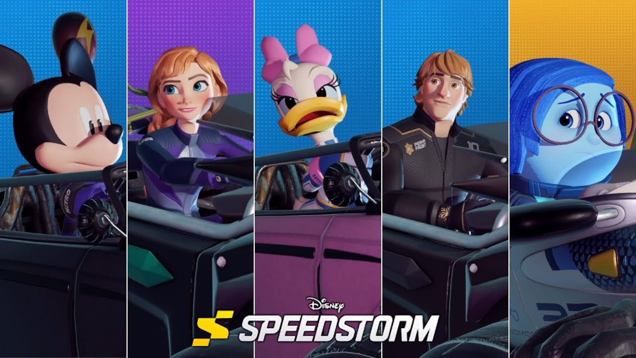 Disney Speedstorm (PC) // Online Races - Season 15 (Mickey Mouse, Anna, Daisy D, Kristoff, Sadness)