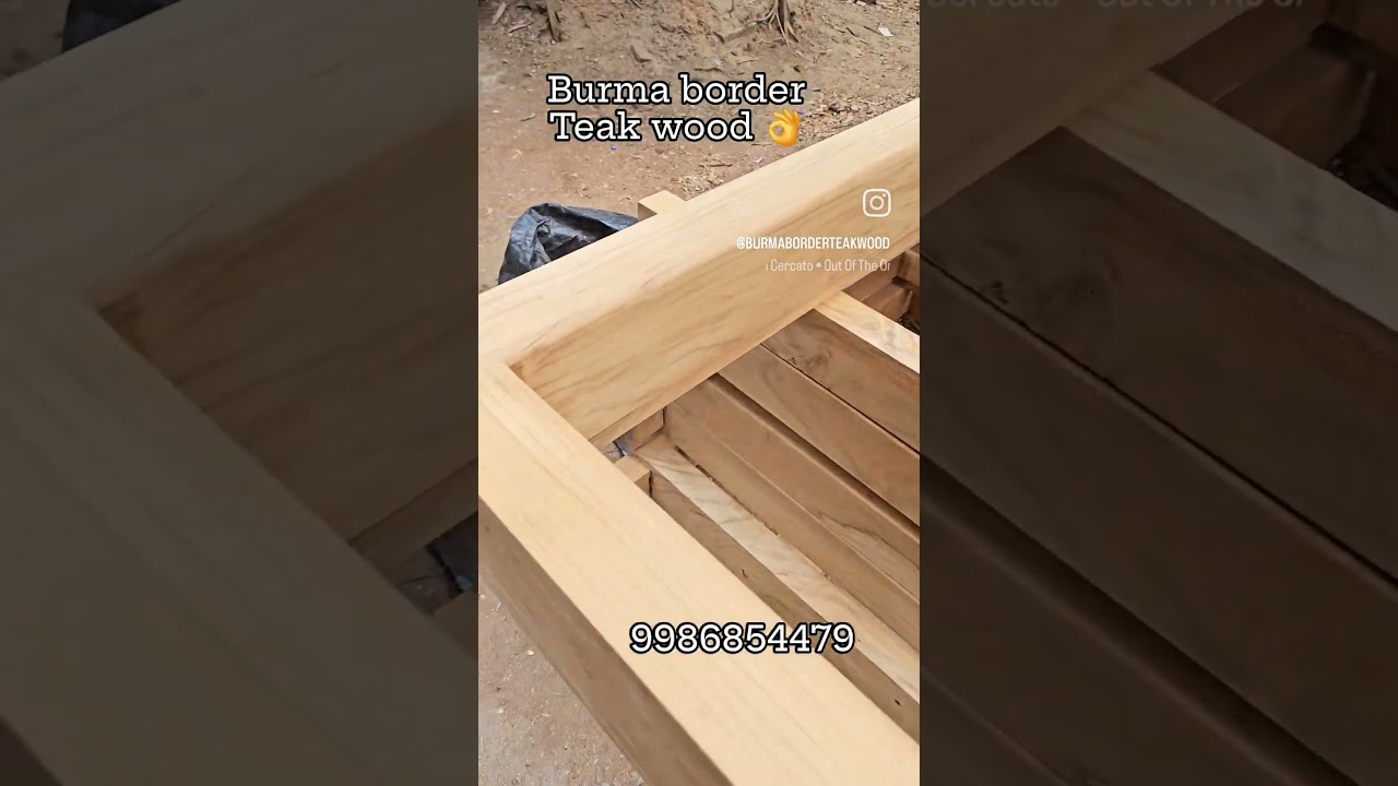 Burma border Teak wood 8*4 thickness 😍super Burma natural grains👌 9986854479 #teakhome