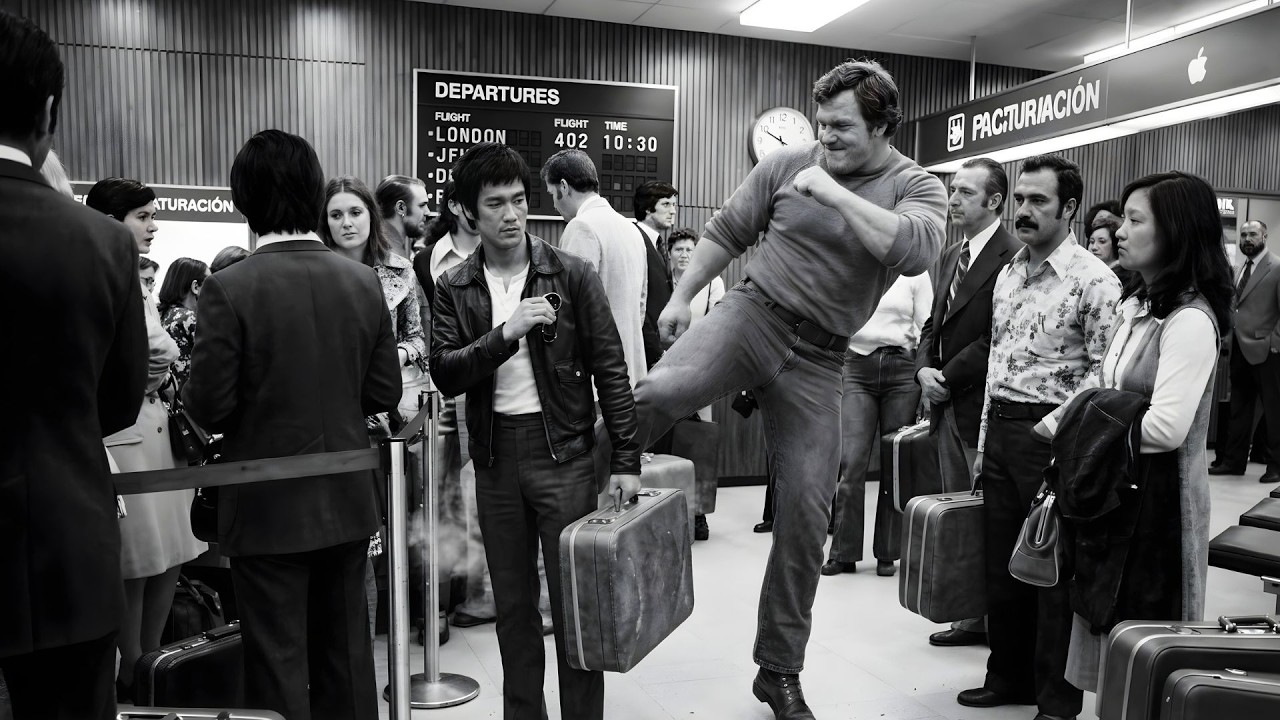 Un fisicoculturista de 120 kg insulta a Bruce Lee… 5 segundos después no puede ni respirar