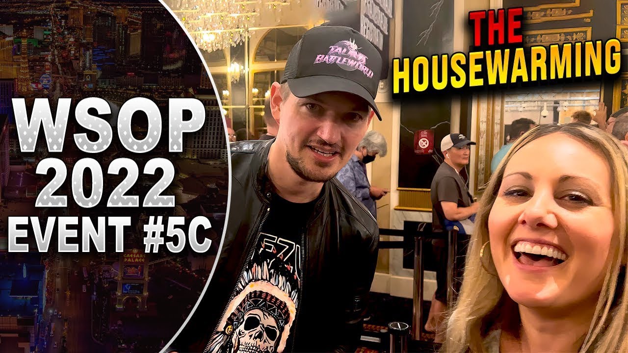 You won't believe the last hand!! WSOP Poker Vlog | The Housewarming 1c