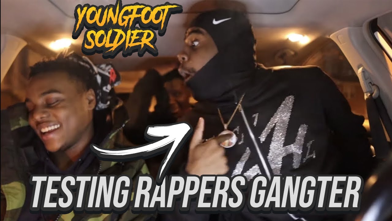 TESTING YOUNGFOOTSOLIDIER'S GANGSTA TO GET HIS REACTION! *OG SLIDE*