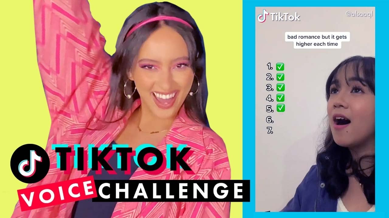 Professional Singer Faouzia Tries These Super Hard TikTok Vocal Challenges! | Cosmopolitan