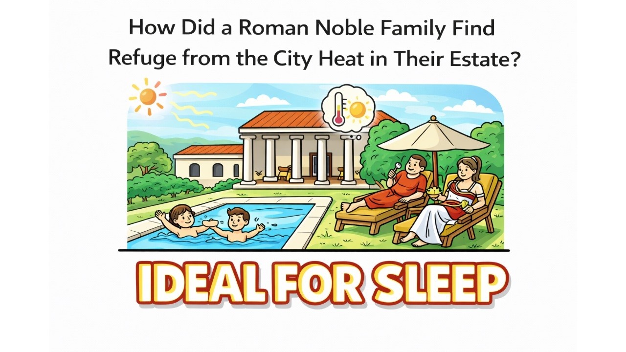 The Sleepy Historian | How Did a Roman Noble Family Find Refuge from the City Heat in Their Estate?