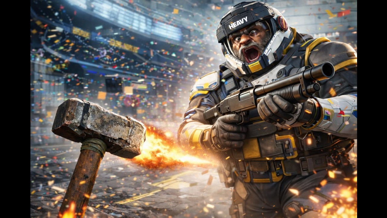 Heavy has guns?