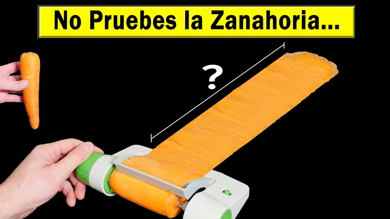 ¡Este aparato desenrolla verduras!
