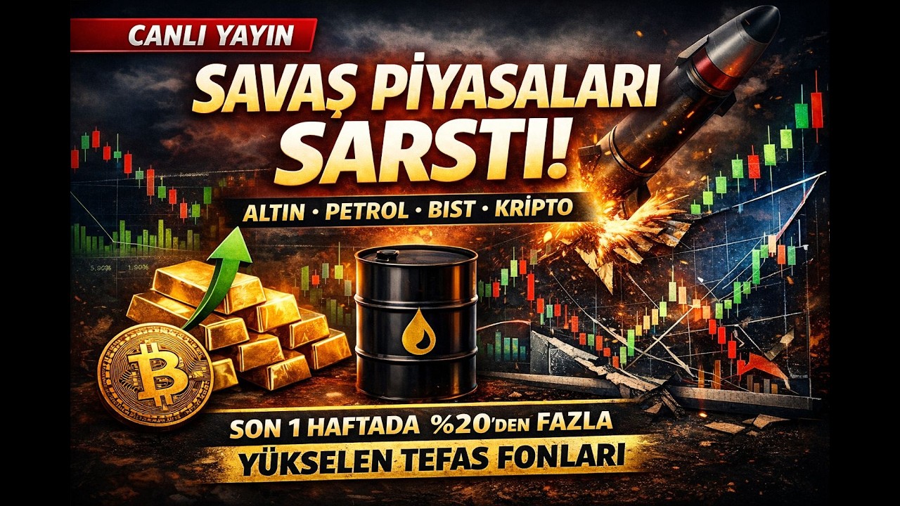 Piyasalarda Savaş Etkisi! Altın, Petrol, Kripto ve Borsa Nereye Gidiyor? CANLI