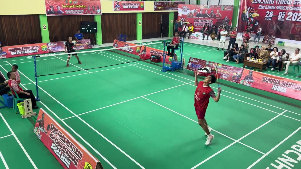 [4K60 HDR] Sultan Mayang (KOTIM) vs Rindang (SUKAMARA) Badminton Final Porprov KalTeng Sampit