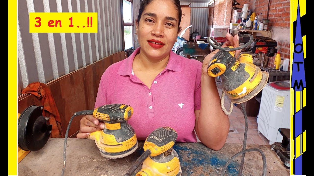 Reparación de 3 lijadoras DeWalt de un cliente 3 Fallas diferentes
