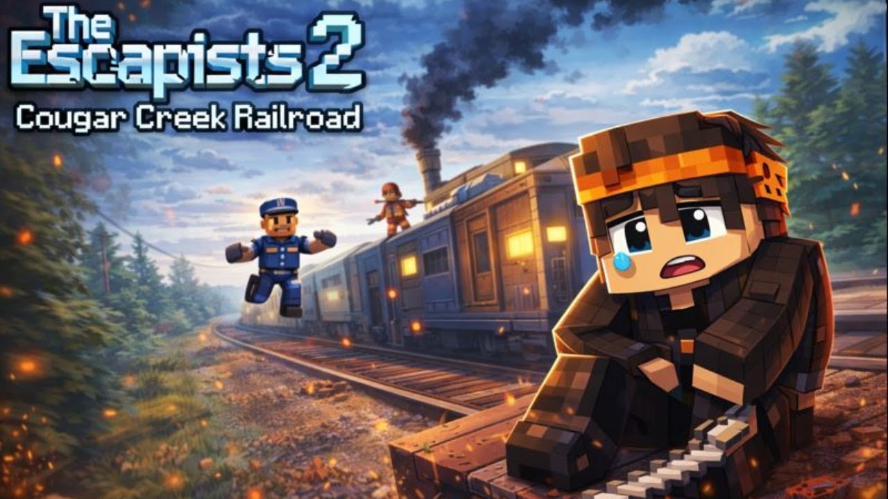👉 Ausbruch auf dem Zug! 🚂🔓 | The Escapists 2 – Cougar Creek Railroad (Coop)