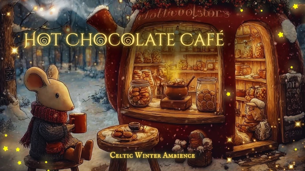 [Celtic Music] Hot Chocolate & Cookie Time | Cozy Winter Moments with Relaxing Fantasy Music