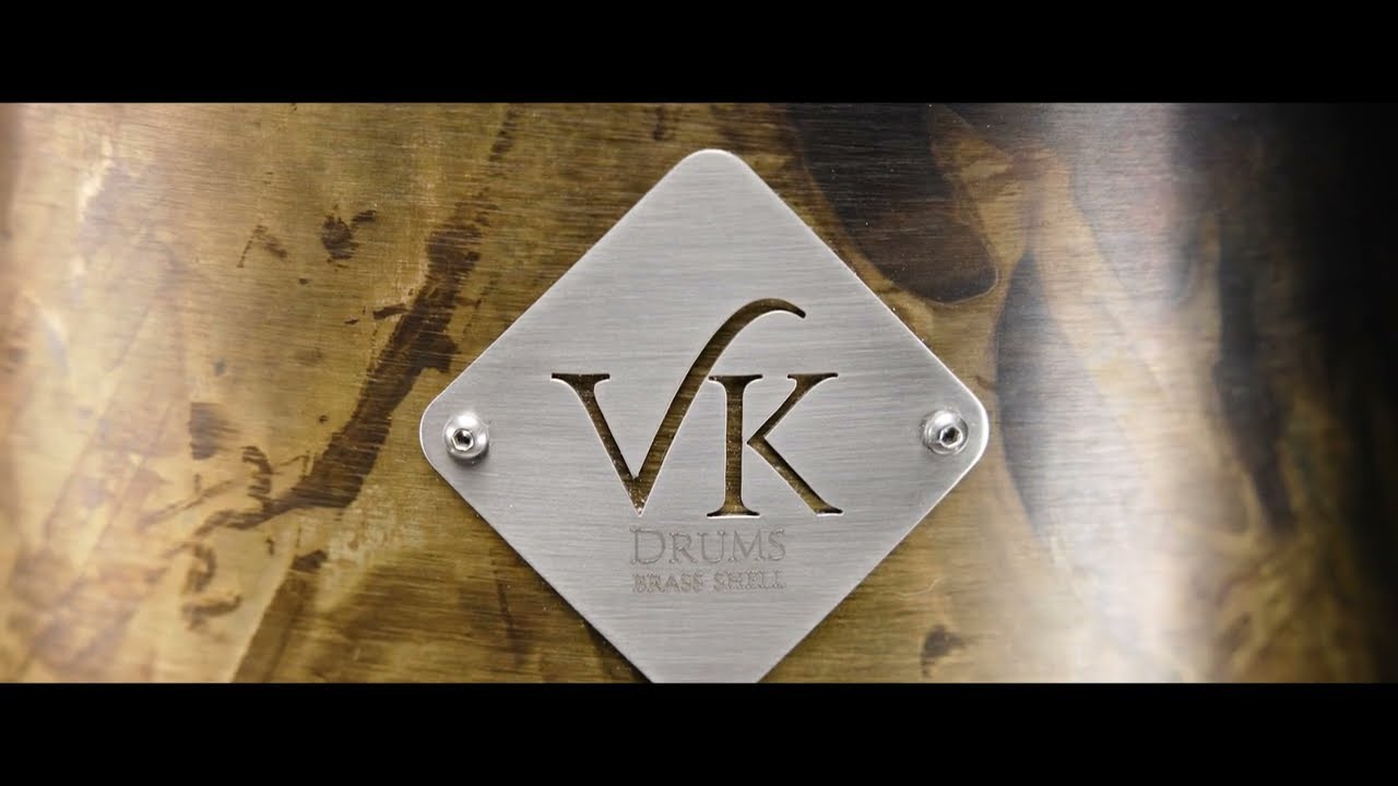 VK Drums (Van Kleef Custom Drums) Aged Brass Kit