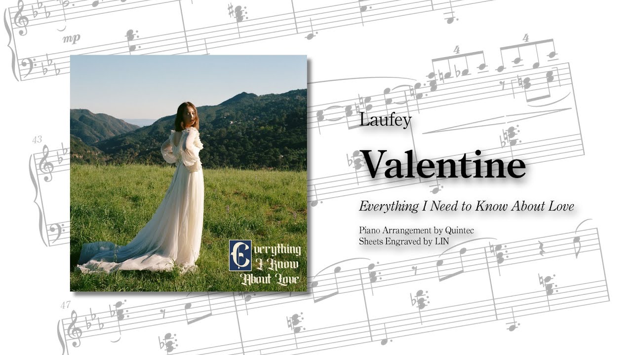 [Piano Sheet Music] Laufey - Valentine