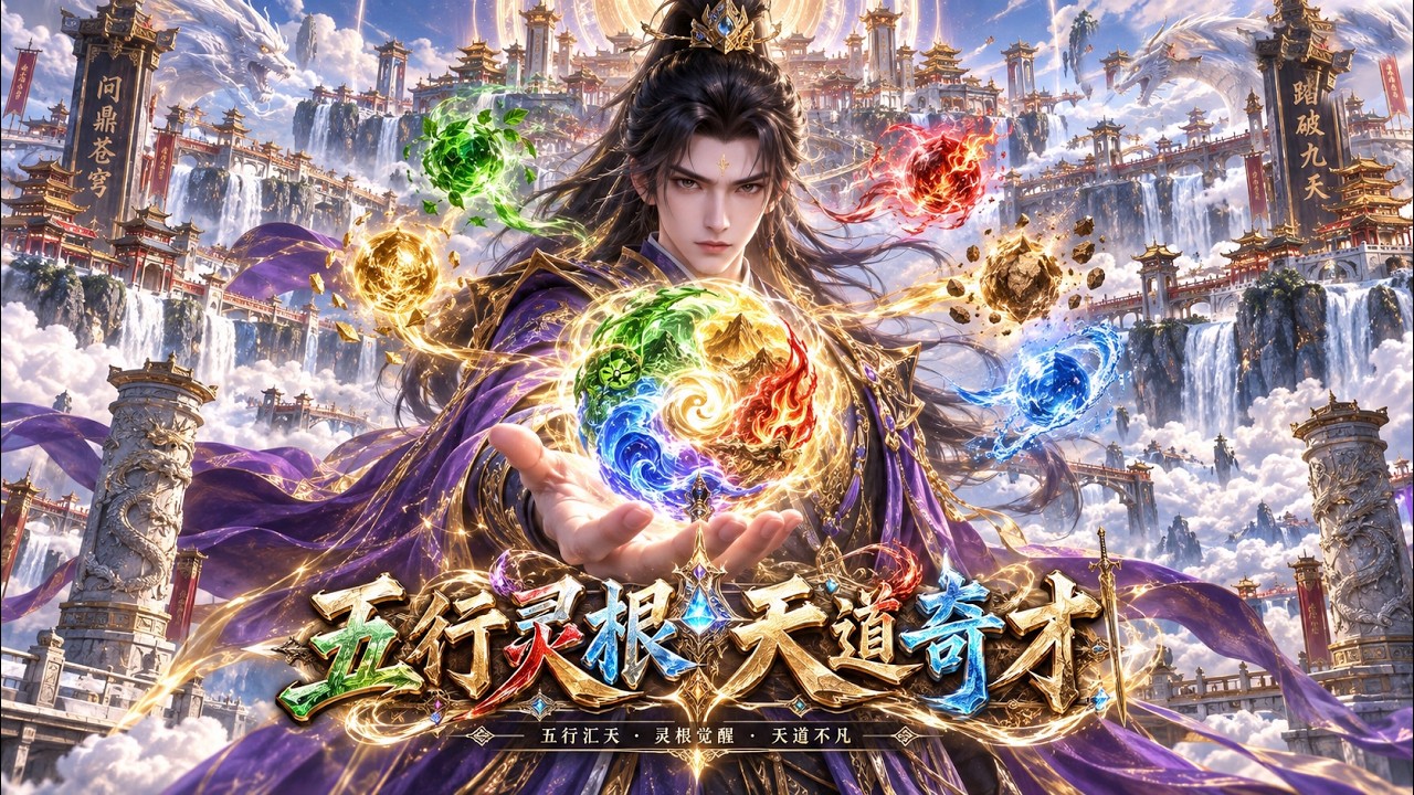 【Multi Sub】完整版爆爽修仙動漫來襲！看廢材五行元素靈根小夥如何逆風翻盤成為天道之主！劇情全程高能量！ #逆襲 #動漫