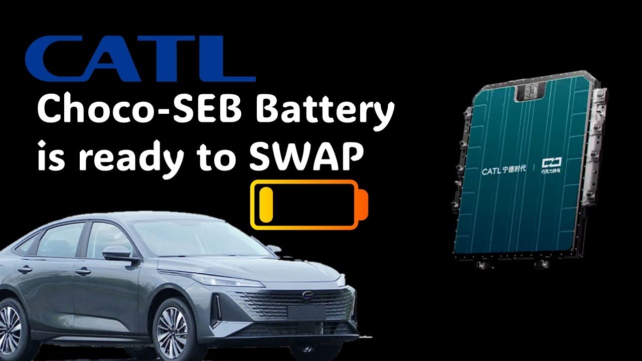 CATL's Choco-SEB Swappable Battery hits the Road