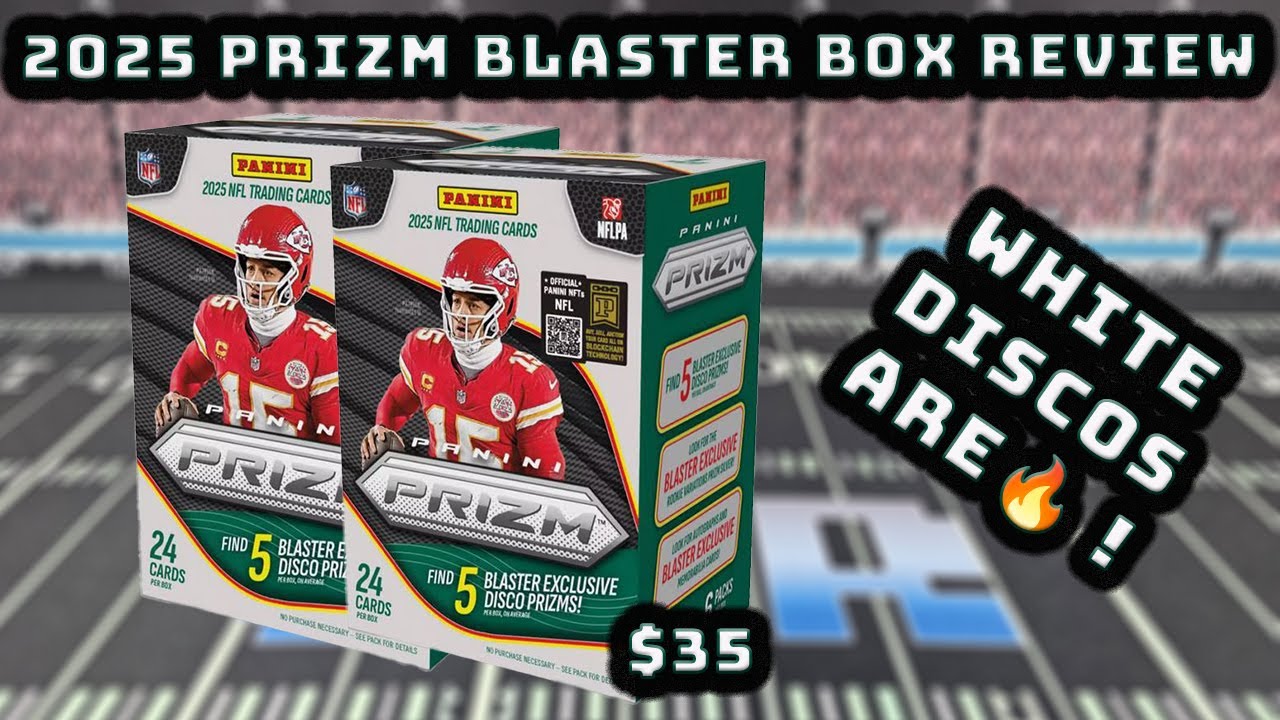 Это просто потрясающе! Обзор набора Prizm Football Blaster Box 2025 года! Белые диско-параллели!