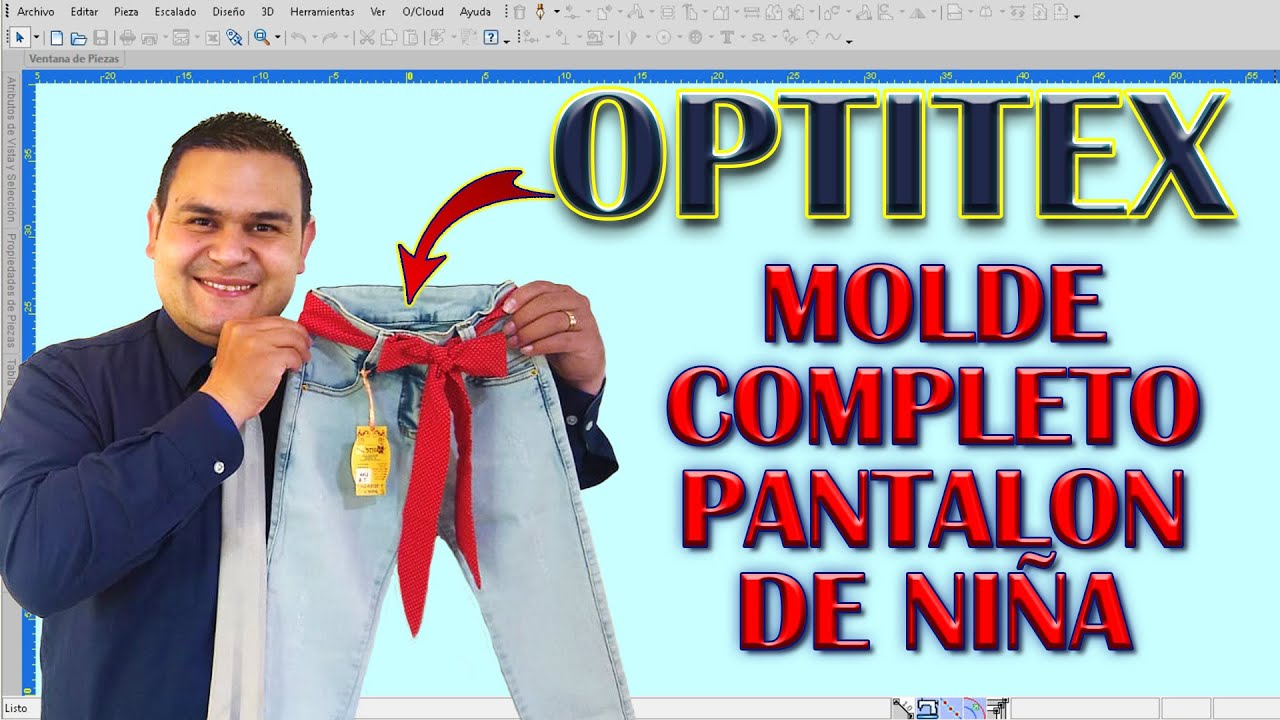 OPTITEX: Molde completo de pantalón de niña (optitex) #kavitomoda