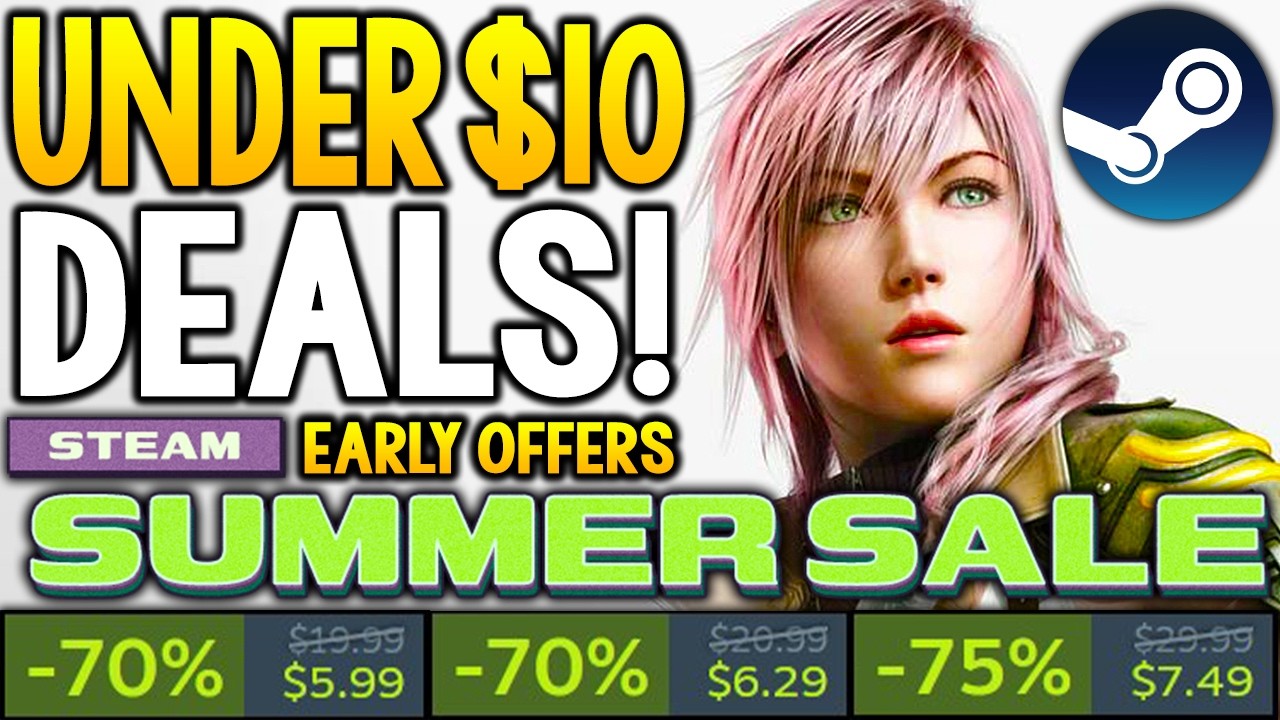 ЛЕТНЯЯ РАСПРОДАЖА STEAM 2026: РАННИЕ СКИДКИ НА ИГРЫ ДО 10$!