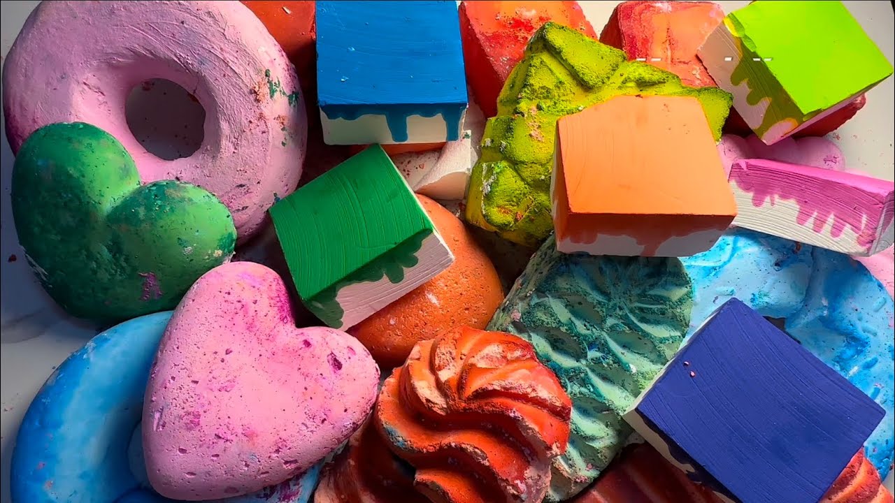 Colorful Crispy Fresh Chalk | Reimagined Chalk | Soft Crunchy Texture | Ultra Comfort  | ASMR