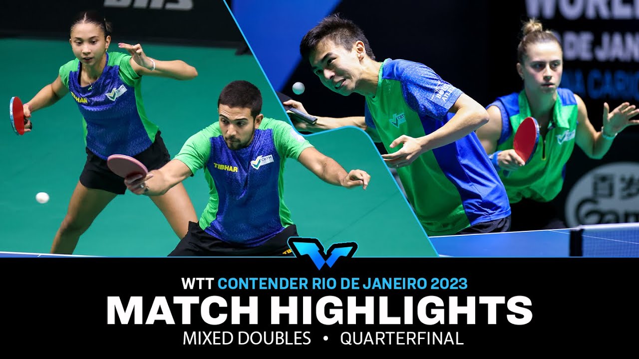 Giulia T./Guilherme T. vs Bruna T./Vitor I. | XD QF | WTT Contender Rio de Janeiro 2023