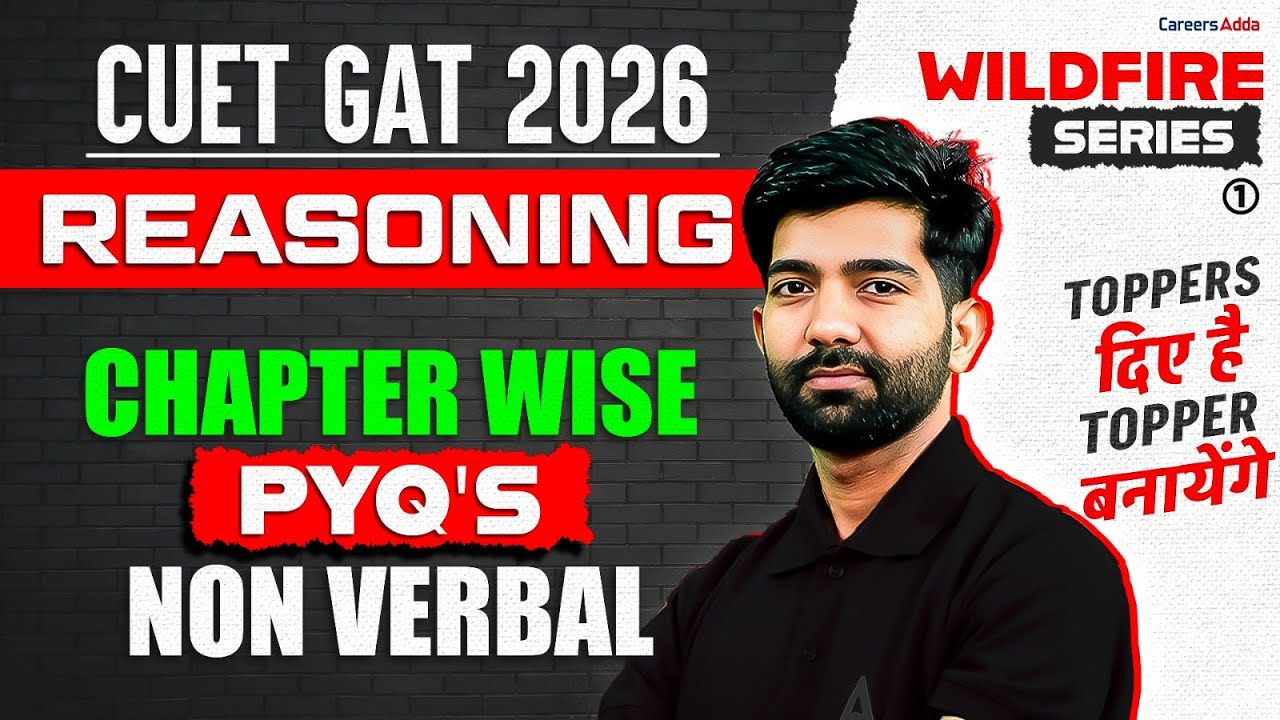 CUET GAT 2026 | Reasoning PYQs | Non verbal | Wildlife Series Part 01