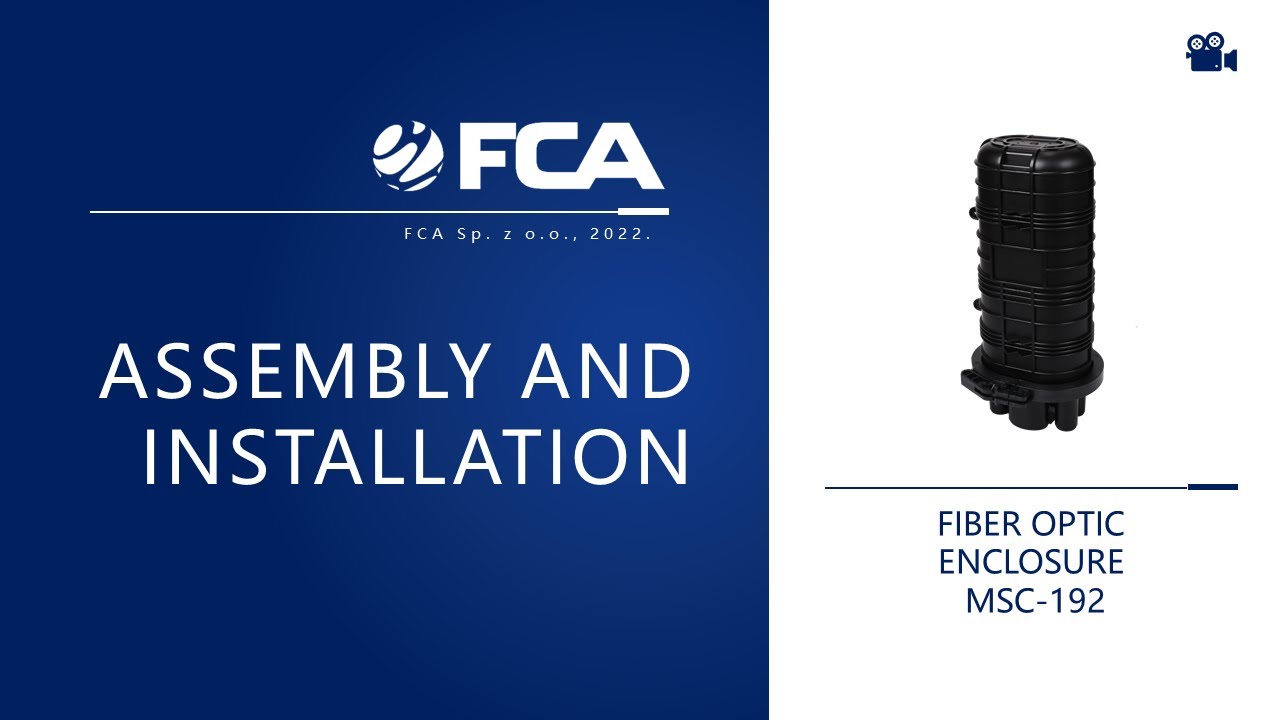 EASY INSTALL: fiber optic enclosure MSC-192