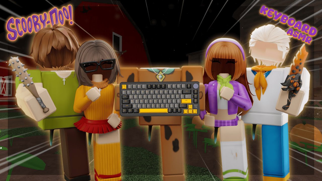 PLAYING MM2 AS SCOOBY-DOO CHARACTERS *Keyboard ASMR*