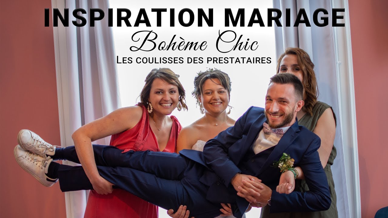 Inspiration mariage bohème chic - Les coulisses des prestataires