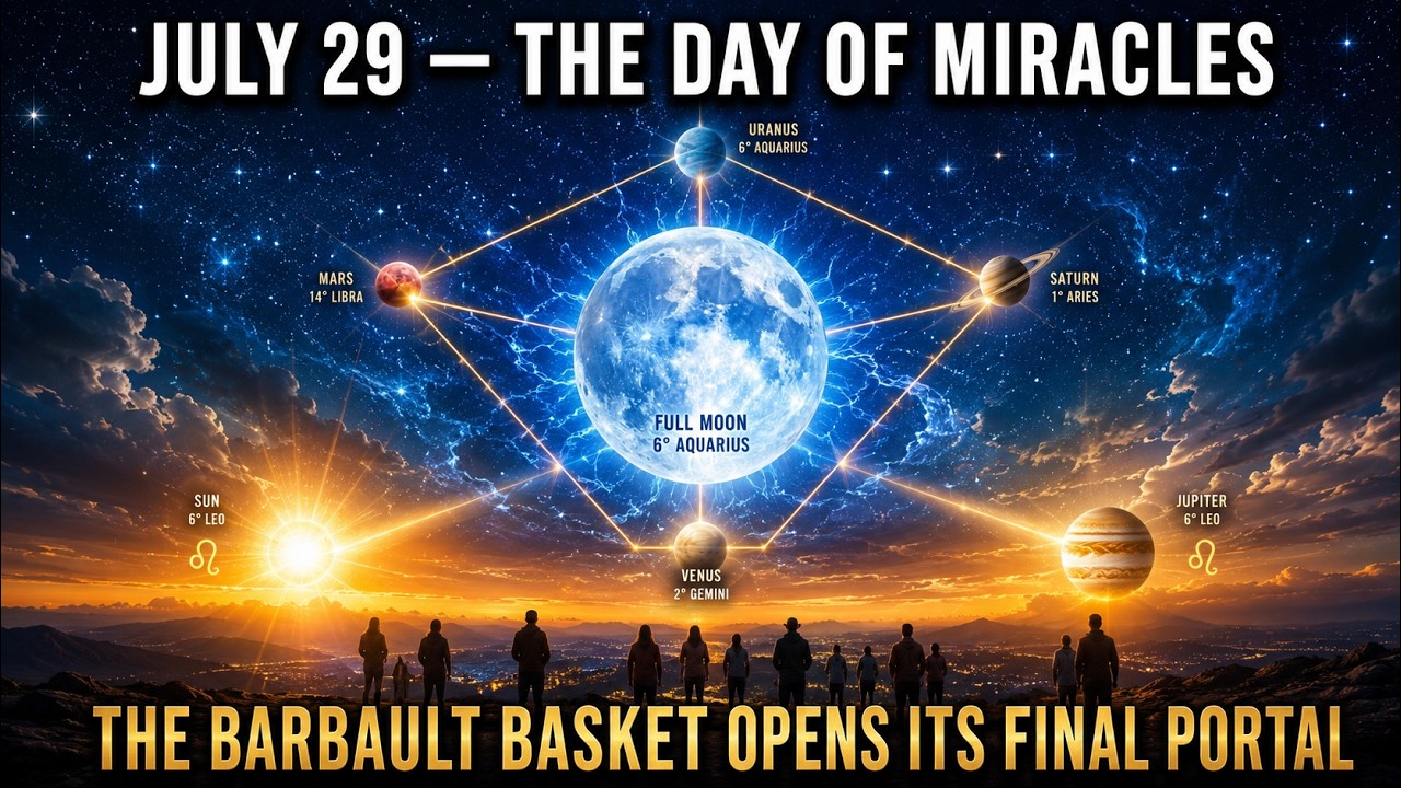 July 29 Is Called the Day of Miracles &mdash; The Barbault Basket Opens Its Final Portal