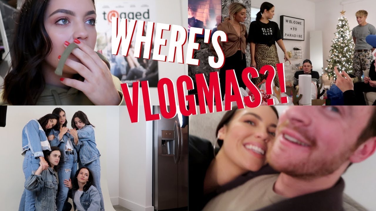 WHERE'S VLOGMAS?! White Elephant party & Friend Photoshoot!