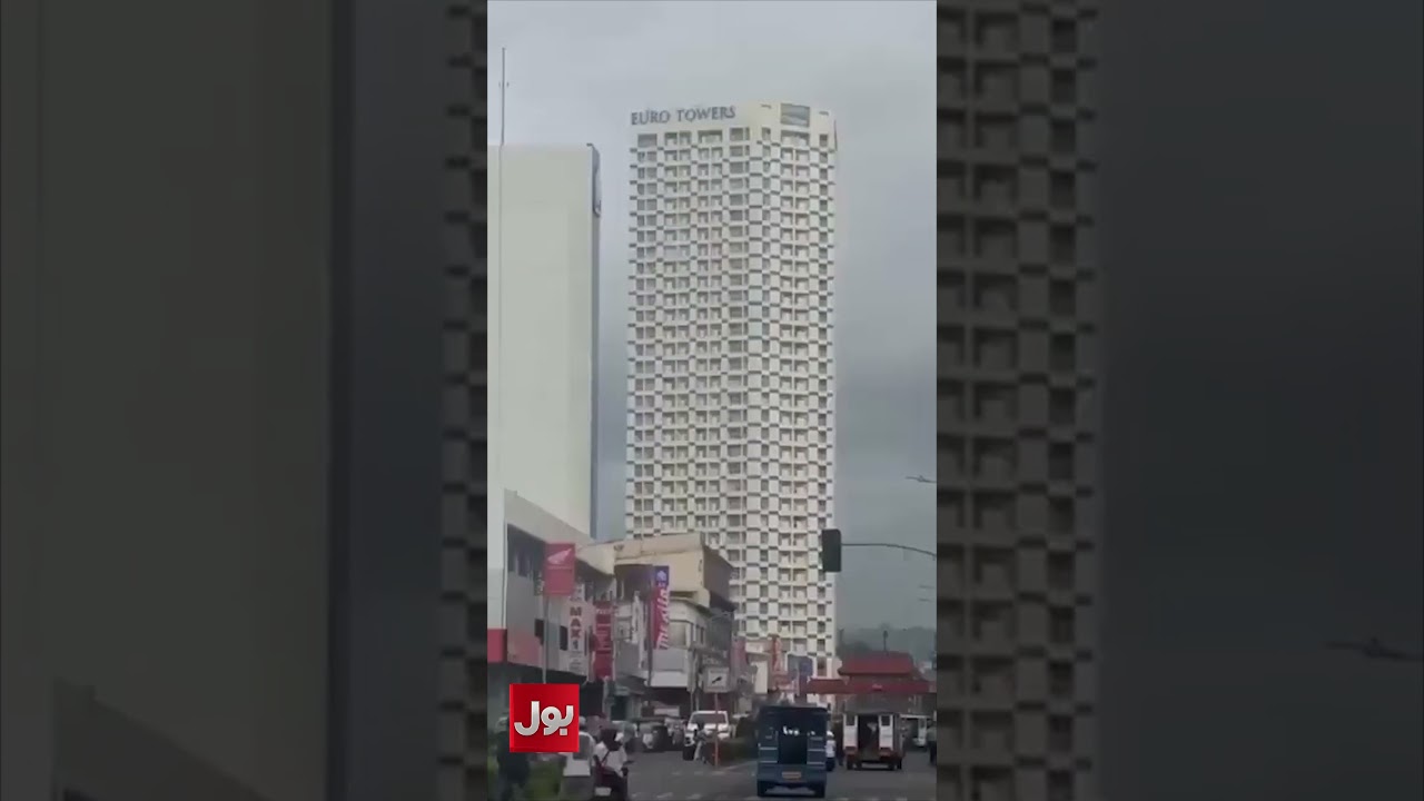 Horrific Moments as 38 storey Building Swaying in the Phillipines Earthquake | Bol News #shorts