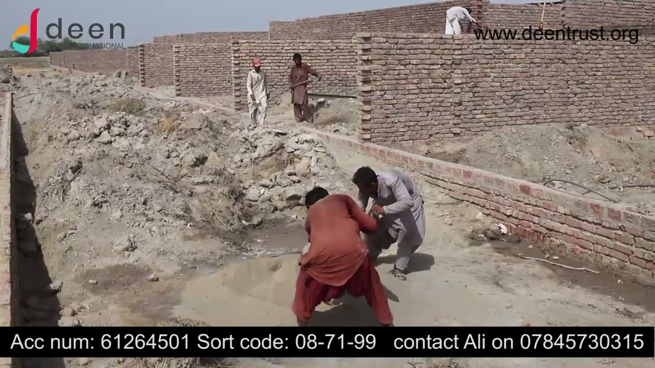 Deen Trust International - Housing Project for the Poor and Needy at the DTI Village Sindh Pakistan