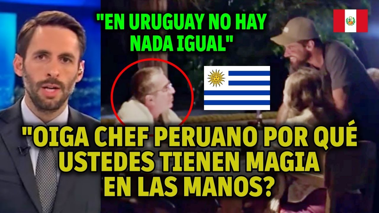 CHEF PERUANO LE ENSEÑA A COCINAR A CHEF URUGUAYO UN SECO DE CORDERO Y SORPRENDE A TODOS