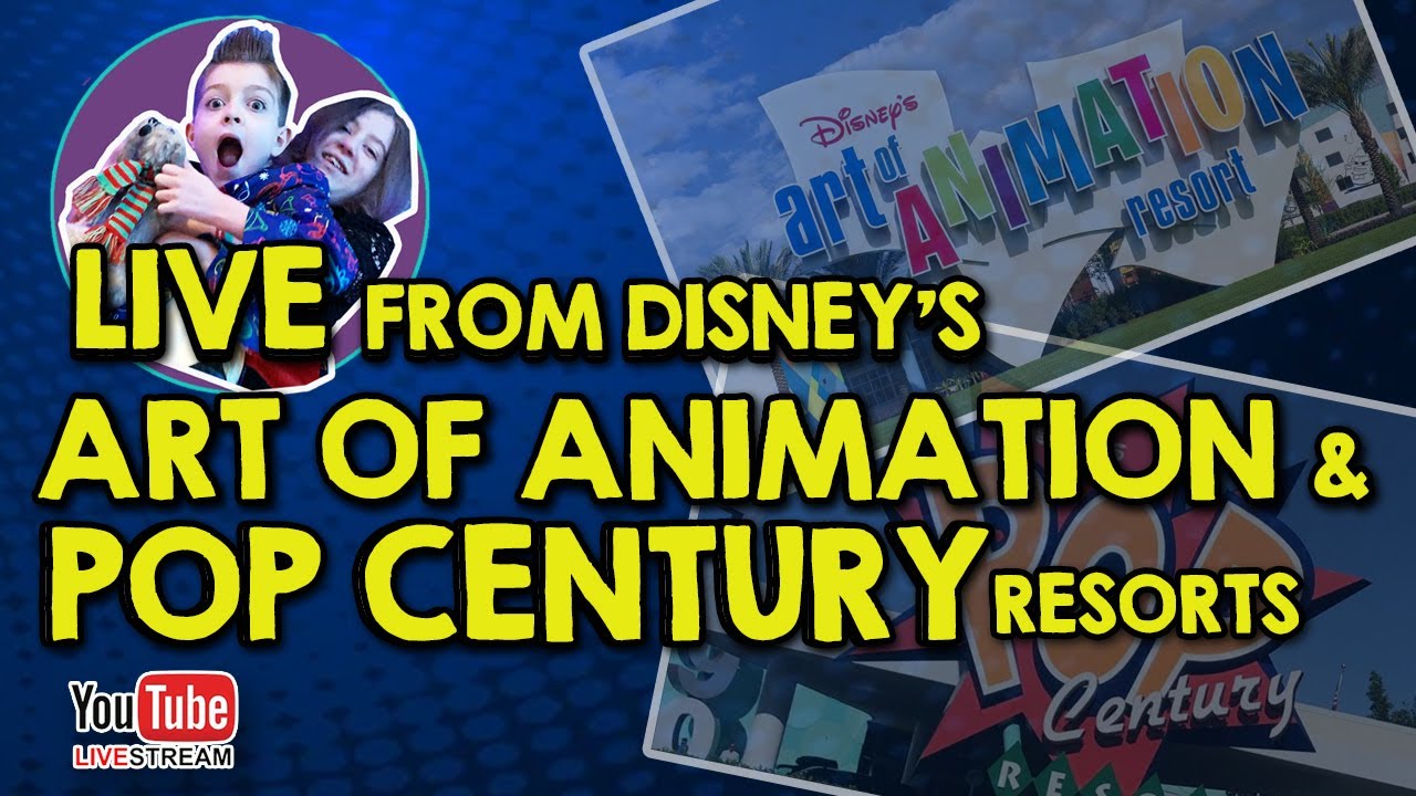 🔴 LIVE from Disney&rsquo;s Art of Animation & Pop Century Resorts | Walt Disney World | WDW LIVE Stream
