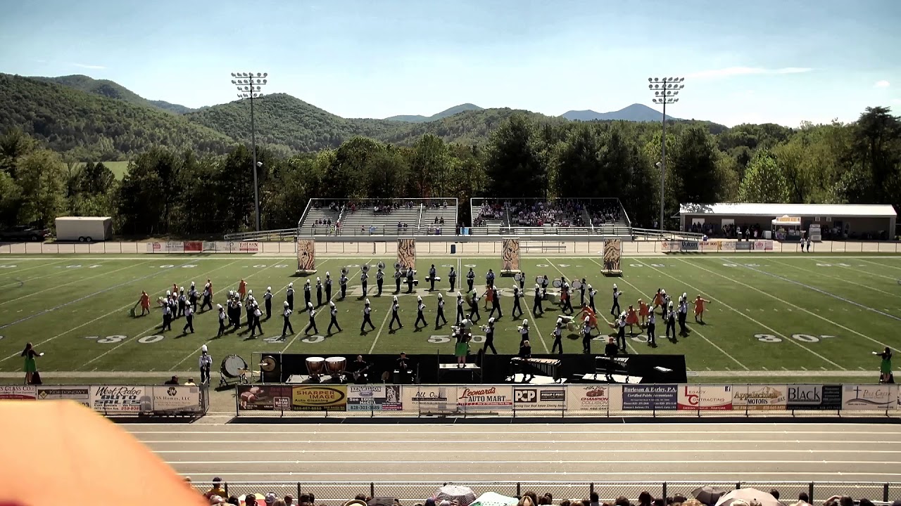 Burns High School Land of the Sky Marching Band Festival 2017