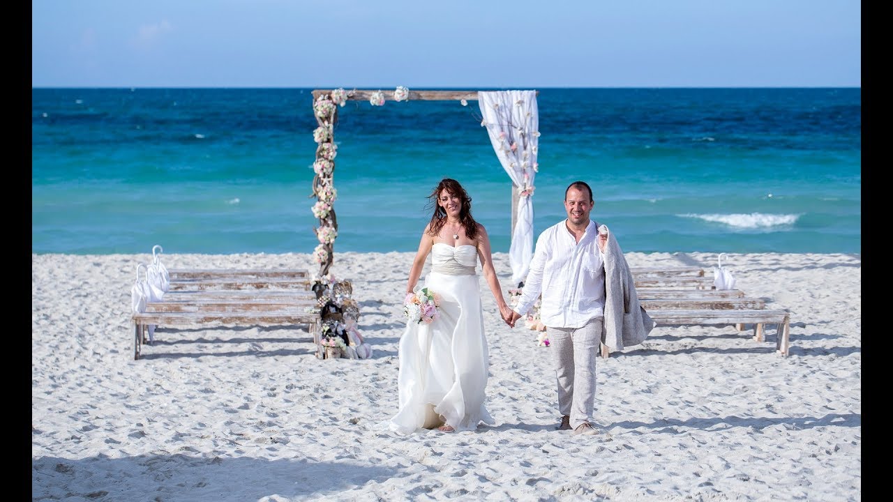 Varadero: Boda R&uacute;stico Rom&aacute;ntica Frente al Mar - Mayrobis & Jos&eacute;