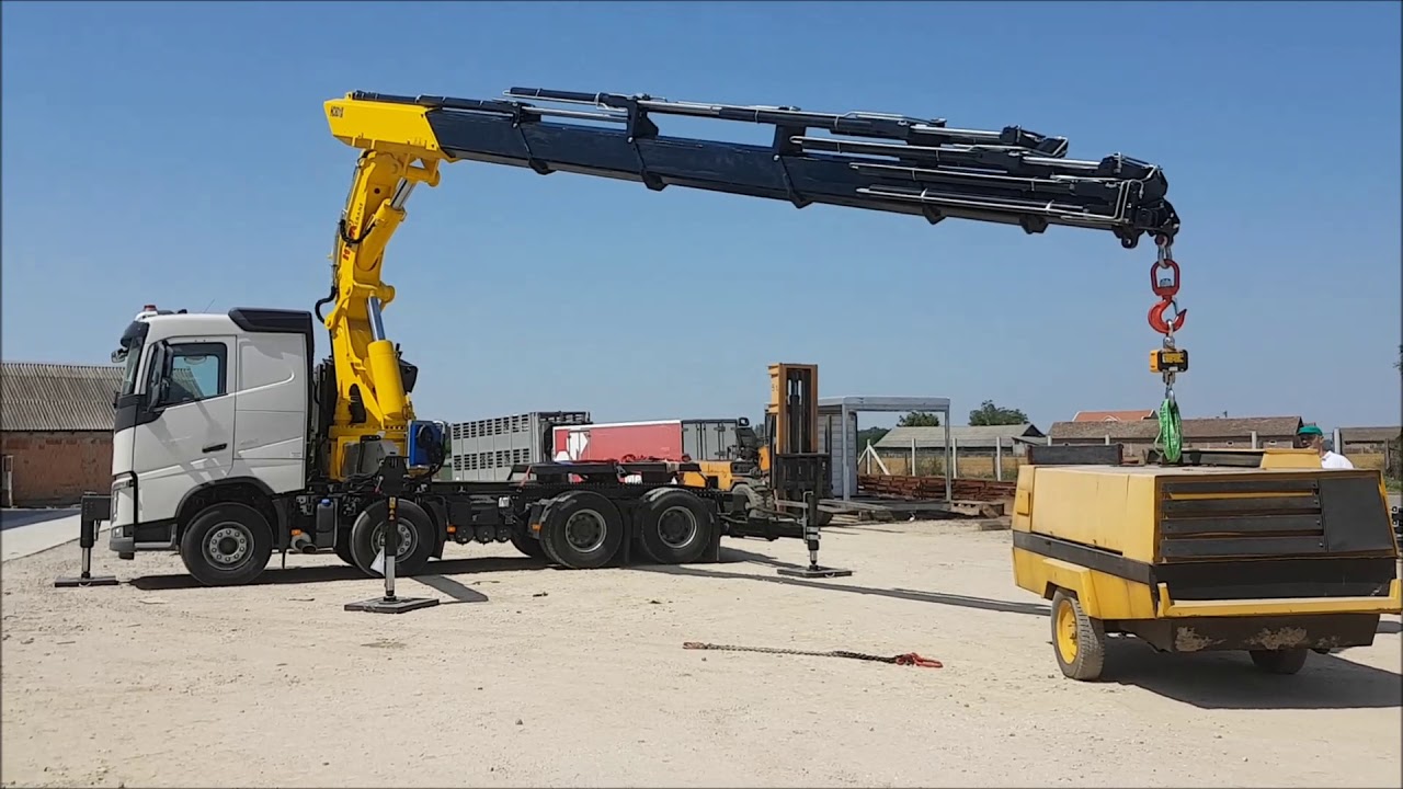 HYVA HC801X crane - calibration and testing