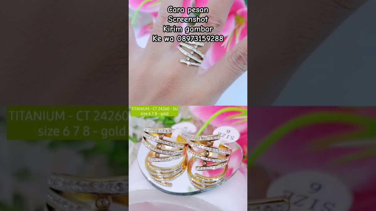 Cincin Murah awet titanium #cincin #cincinmurah
