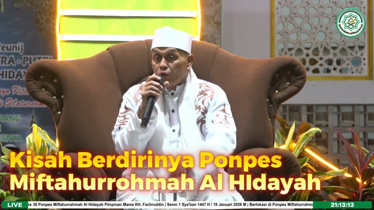 Mama KH Fachruddin Ceritakan Sejarah Ponpes Miftahurrohmah Al Hidayah di Peringatan Isra Miraj & Mil